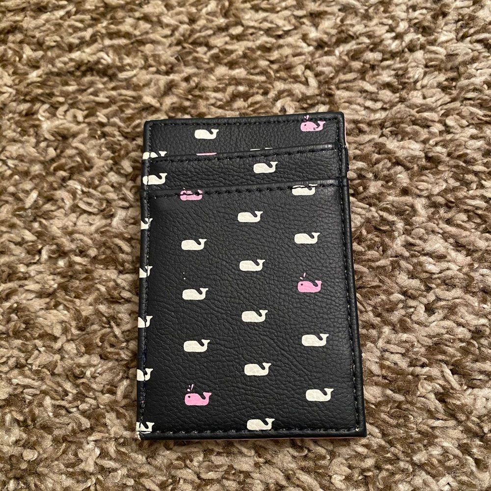 Whale Print 4 Sided Flip Wallet